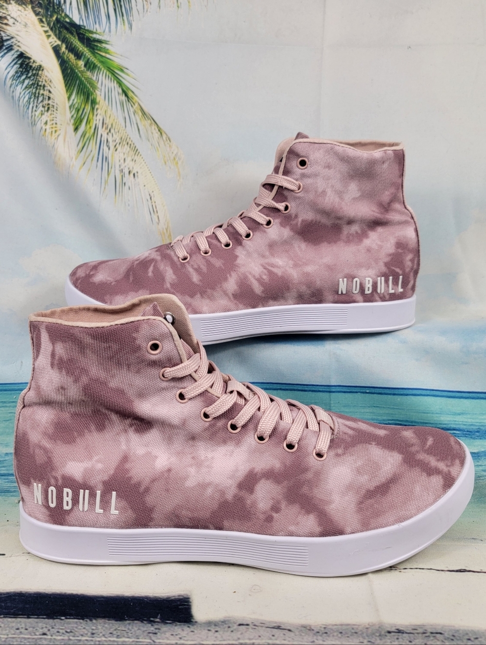 NoBull Project Canvas Trainers Dusty Rose Womens 10 Mens 8.5